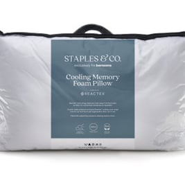 Staples and Co Cooling Memory Pillow