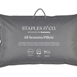 Staples and Co All Seasons Pillow