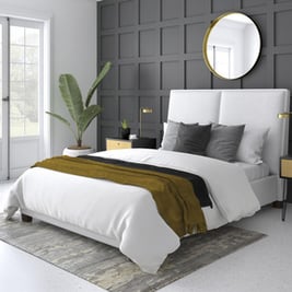 Symmetry Upholstered Bed Frame