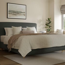 TEMPUR Arc™ Sensory Upholstered Bed Frame