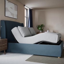 TEMPUR® Linford Ergomotion Adjustable Upholstered Bed Frame