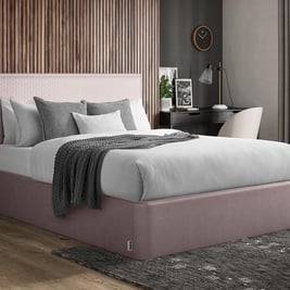 TEMPUR® Reign Velvet-Finish Ottoman Bed Frame