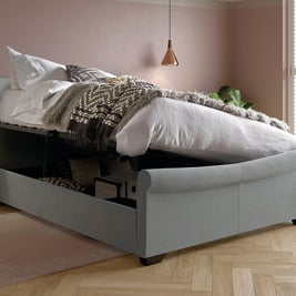 William Upholstered Ottoman Bed Frame