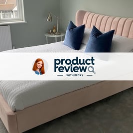 Knox Velvet-Finish Bed Frame