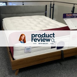 House Beautiful Florence Velvet-Finish Shadow Ottoman Bed Frame