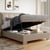Hopkins Fabric Upholstered Ottoman Bed Frame