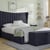Octavia Velvet-Finish Ottoman Bed Frame