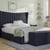 Octavia Velvet-Finish Ottoman Bed Frame