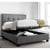 Yorkie Fabric Ottoman Bed