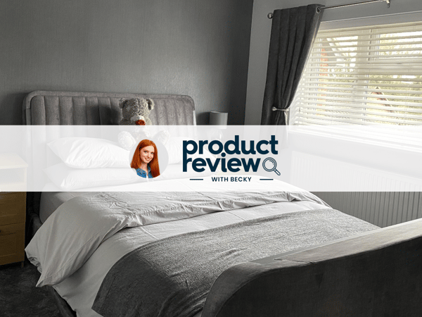 Yokohama Velvet-Finish Ottoman Dolby Atmos LG TV Bed Frame