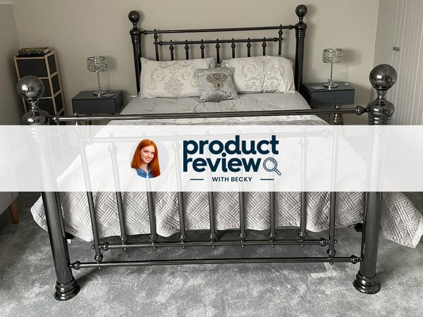 Hugo Nickel Metal Bed Frame