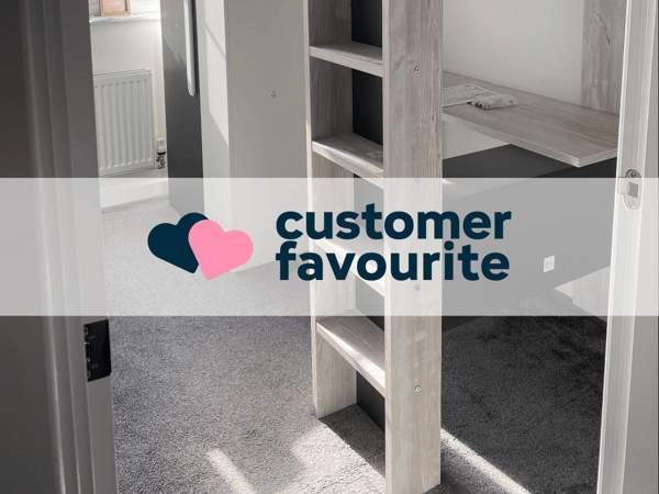 Liam Kids Wooden High Sleeper