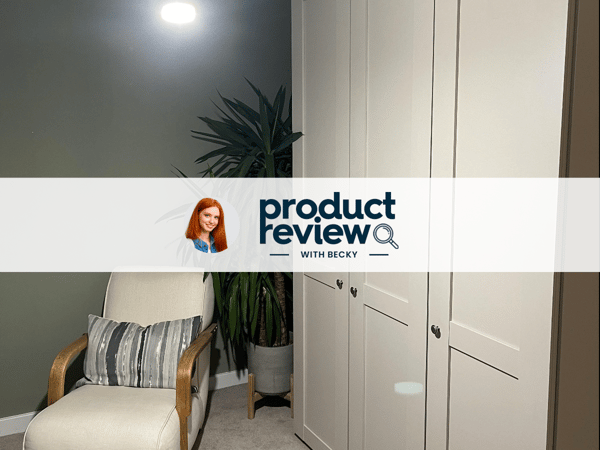 Sloane 3-Door Wardrobe - Champagne and Dark Wood