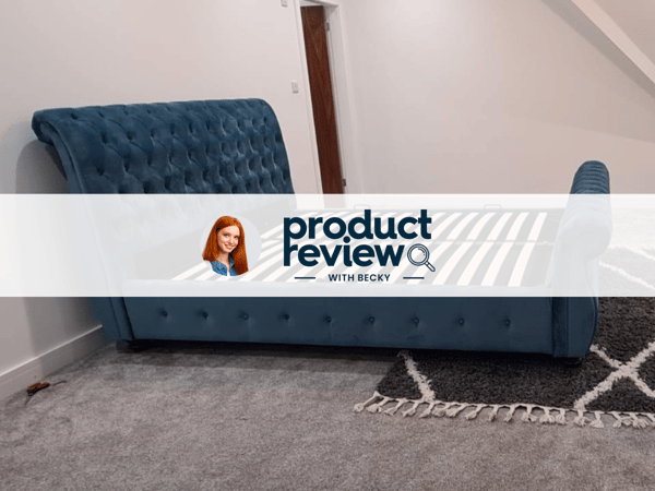 Holmes Sleepmotion Adjustable Velvet-Finish Bed Frame