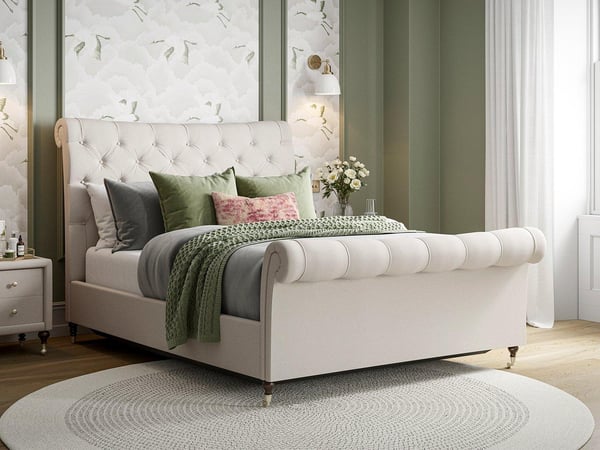 Alana Upholstered Shadow Ottoman Bed Frame