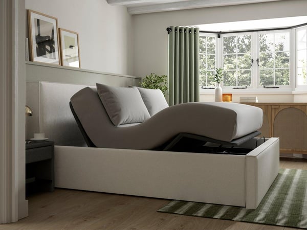 Bethany Ergomotion Adjustable Upholstered Bed Frame