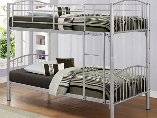 Corfu Finish Metal Bunk Bed