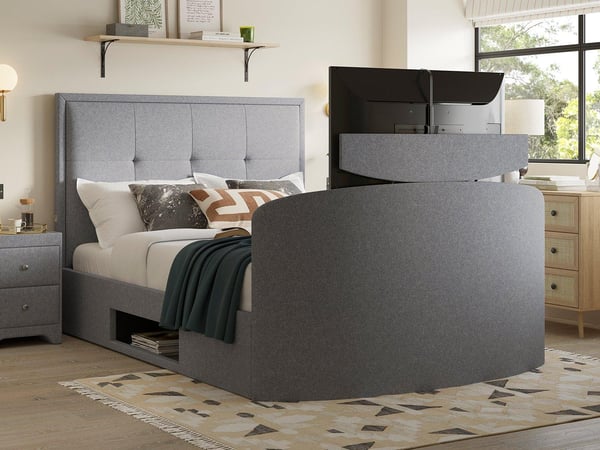 Hopkins Upholstered Ottoman TV Bed Frame