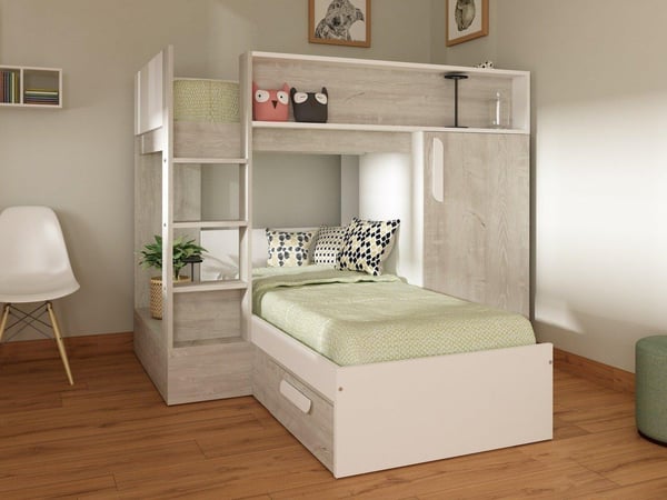 Jenna Kids Wooden Multiway Bunk Bed