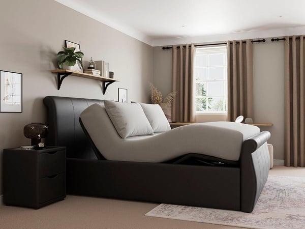 Lucia Ergomotion Adjustable Upholstered Bed Frame