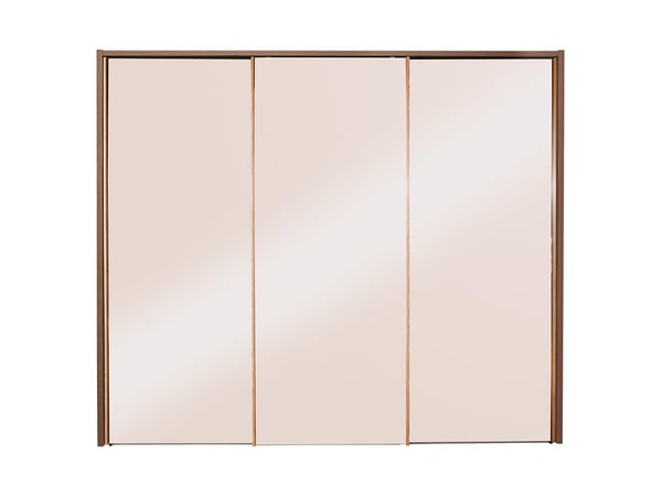 Minsk 3-Door Sliding Wardrobe - Oak & Bronze