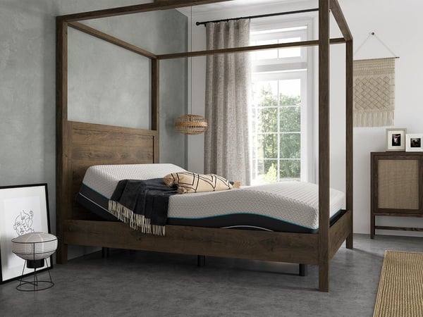 Adjustable bed frame new arrivals inside wood frame