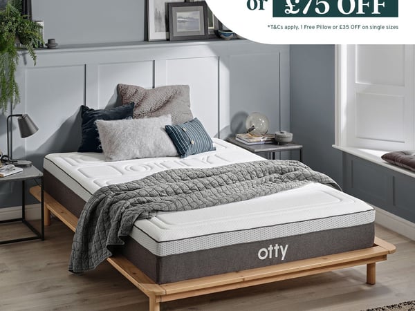 OTTY Pure Hybrid Bamboo Mattress with Charcoal