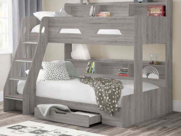 Orion Wooden Storage Triple Sleeper Bunk Bed