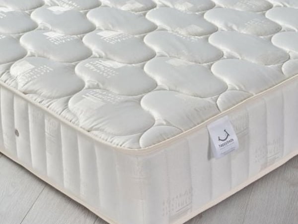 Pinerest Spring Semi Orthopaedic Quilted Fabric Mattress Happy