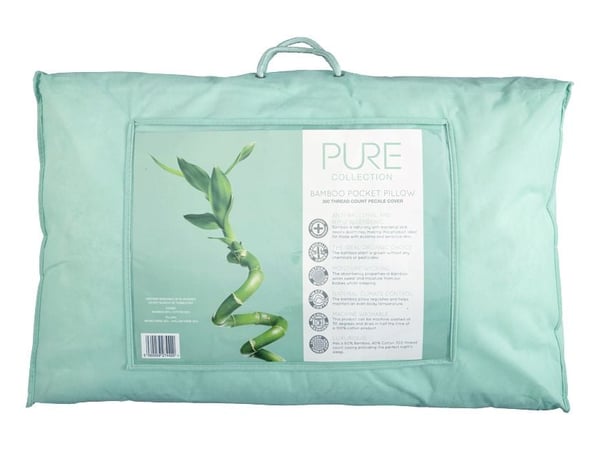 Pure Collection Bamboo Pocket Pillow