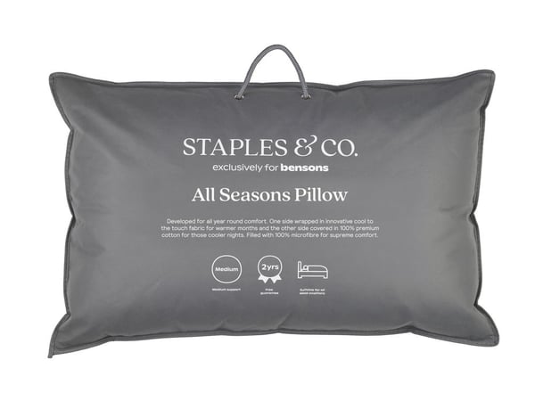 Staples and Co All Seasons Pillow