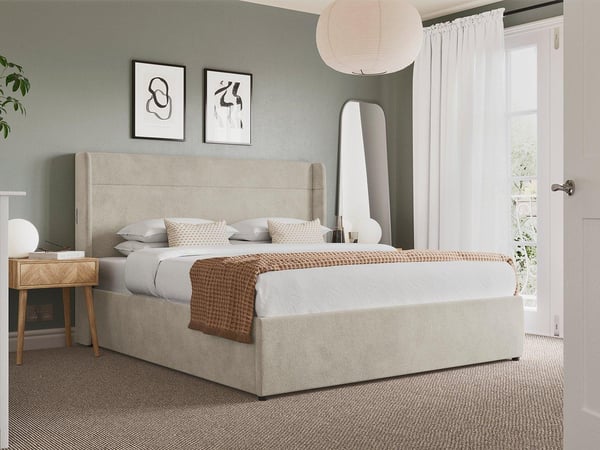 Sterling Upholstered Electric Ottoman Bed Frame
