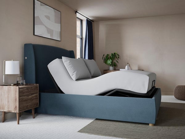 TEMPUR® Linford Ergomotion Adjustable Upholstered Bed Frame