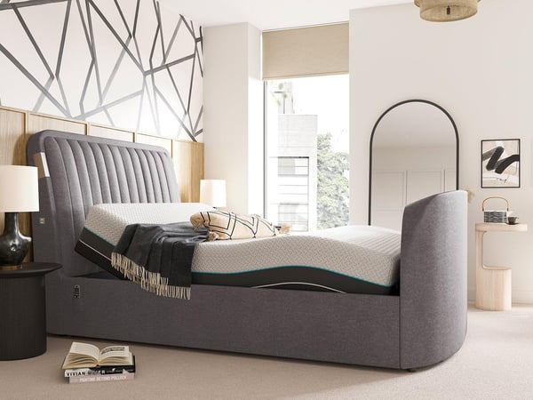Adjustable frame top for platform bed