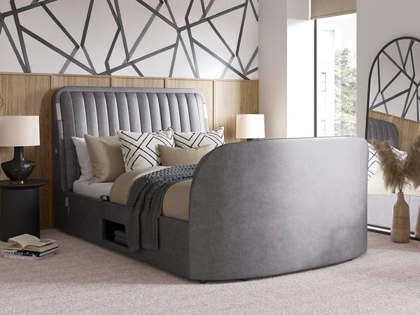 Yokohama Upholstered Ottoman TV Bed Frame