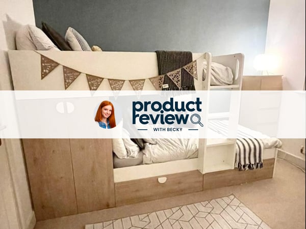 Wren Kids Wooden Bunk Bed with Storage