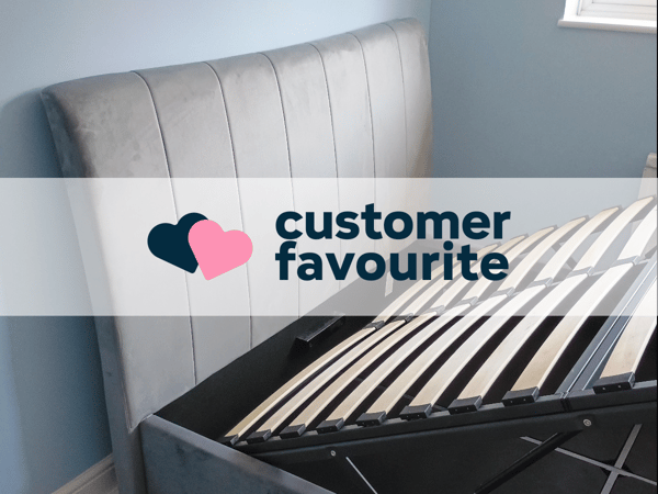 Bella Upholstered Ottoman Bed Frame