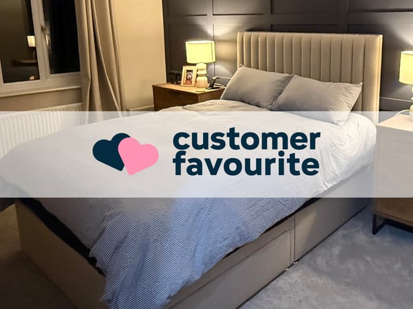Slumberland Divan Base On Glides