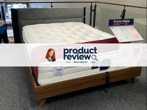 House Beautiful Florence Velvet-Finish Shadow Ottoman Bed Frame