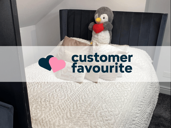 Foley Upholstered LG TV Bed Frame