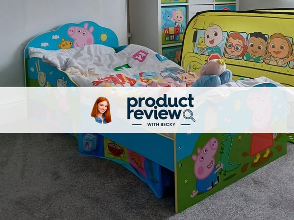 Peppa Pig Toddler Bed Frame with Storage