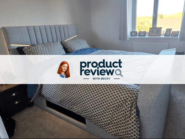 Quantum Upholstered Ottoman TV Bed Frame